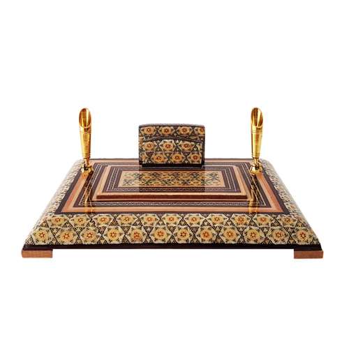 قلمدان خاتم کاری هنرلوکس مدل 1520