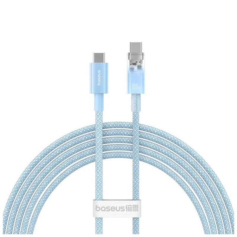 کابل USB-C بیسوس مدل Explorer Series 100W CB000043 طول 2 متر