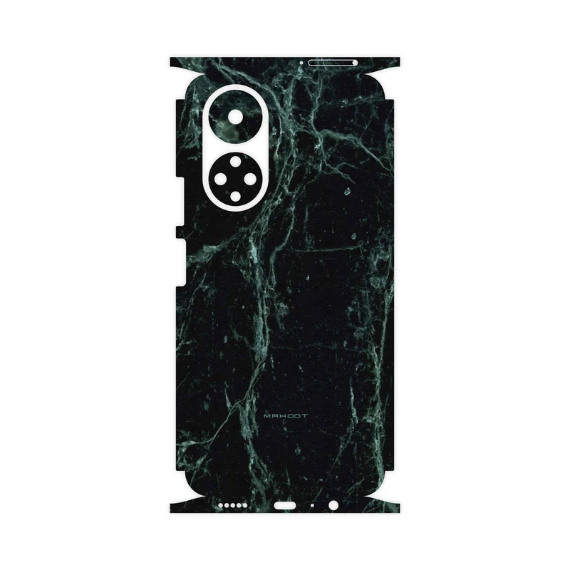 برچسب پوششی ماهوت مدل Graphite-Green-Marble-FullSkin مناسب برای گوشی موبایل آنر X7