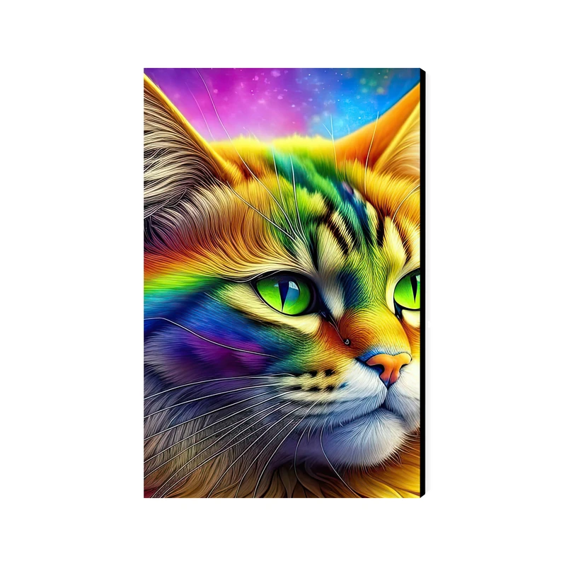 تابلو شاسی عرش مدل فانتزی گربه کد As5162