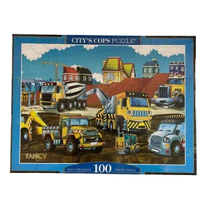 پازل 100 تکه مدل ماشین ساختمانی