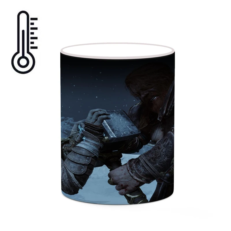 ماگ حرارتی کاکتی طرح گاد آف وار God Of War مدل mgh40645