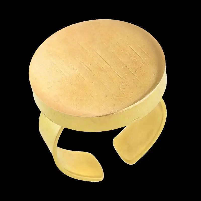 انگشتر گالری عزیزی طرح دایره مدل 15287