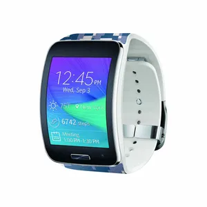 برچسب ماهوت طرح Army_Snow_Pixel مناسب برای ساعت هوشمند سامسونگ Galaxy Gear S