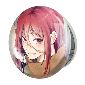 آینه جیبی خندالو طرح هیوما انیمه بلو لاک Blue Lock مدل تاشو کد 24395 