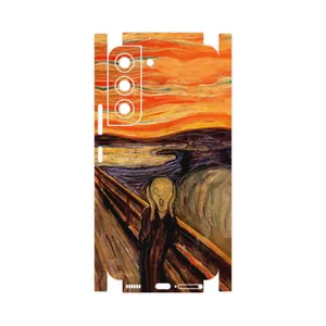 MAHOOT The Scream of Munch-FullSkin Cover Sticker for Samsung Galaxy S22 5G