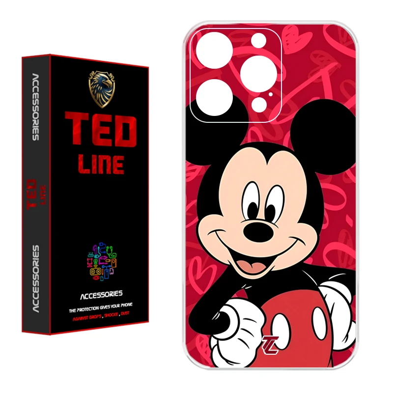کاور تدلاین طرح میکی موس کد 1148 مناسب برای گوشی موبایل اپل Iphone 16 Pro 