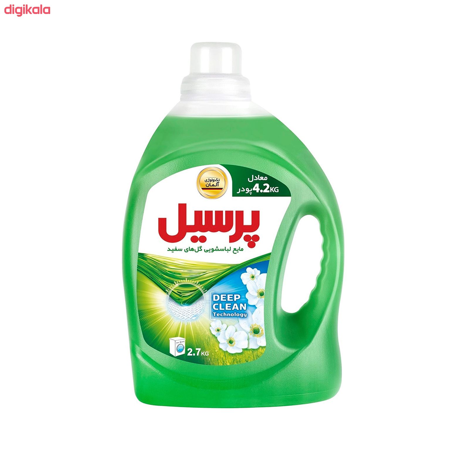 مایع لباسشویی پرسیل Deep Clean با رایحه گل های سفید وزن2.7 کیلوگرم main 1 1