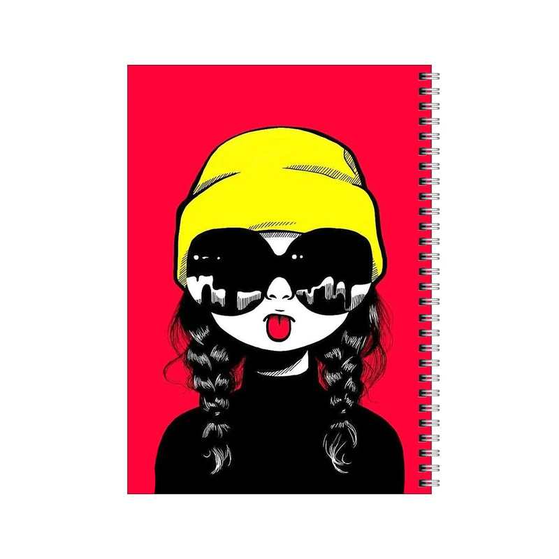 دفتر مشق 50 برگ بامبیلیپ طرح دختر زبون دراز کد 2231766