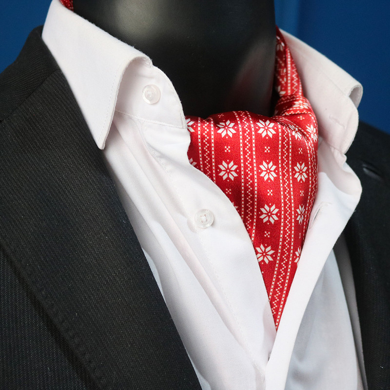 دستمال گردن مردانه مدل کریسمس کد as1022