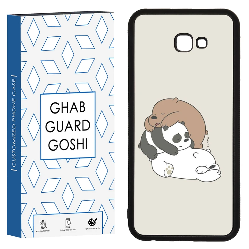 کاور قاب گارد گوشی طرح سه خرس کله پوک کد TPU-274 مناسب برای گوشی موبایل سامسونگ Galaxy J4 plus / J4 core