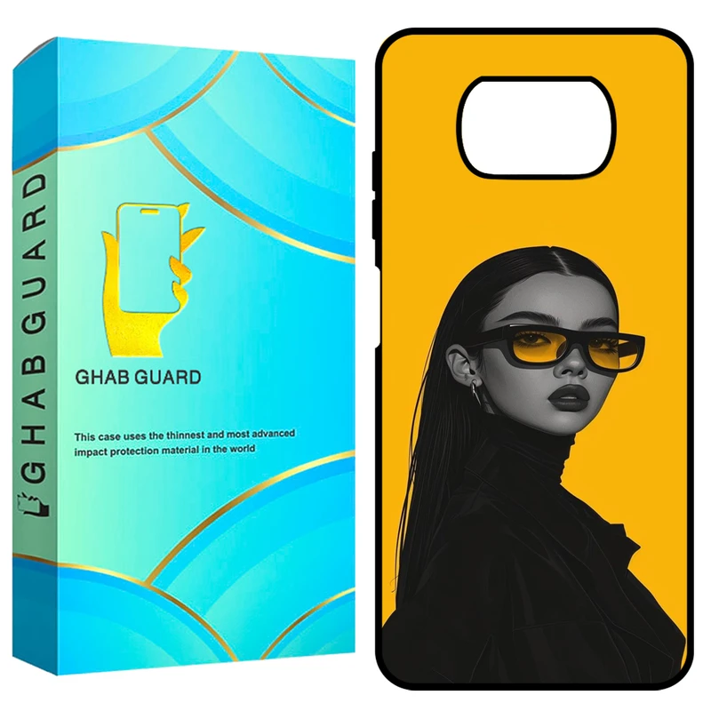 کاور قاب گارد طرح دختر مدل GCHPX3 مناسب برای گوشی موبایل شیائومی Poco X3 / X3 NFC / X3 Pro