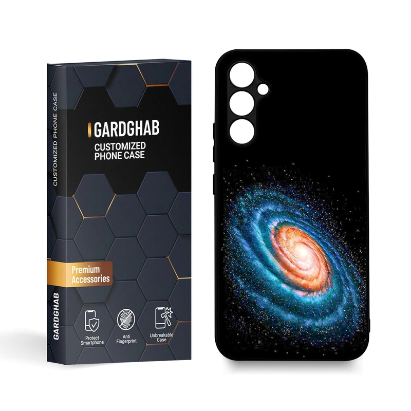 کاور گارد قاب مدل دورژله ای کهکشان مناسب برای گوشی موبایل سامسونگ Galaxy A34