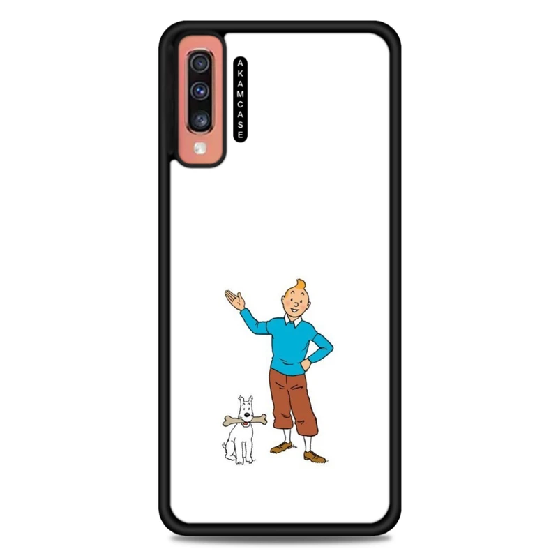 کاور آکام مدل AMC-WSGA70-TINTIN-10 مناسب برای گوشی موبایل سامسونگ Galaxy A70