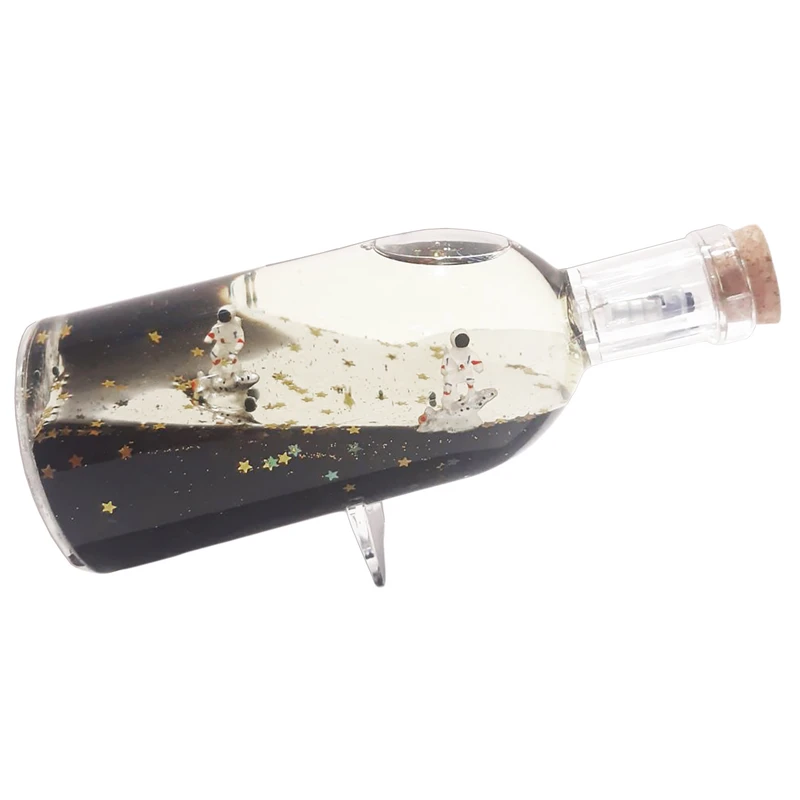 دکوری مدل بطری معلق طرح فضانورد کد 3181