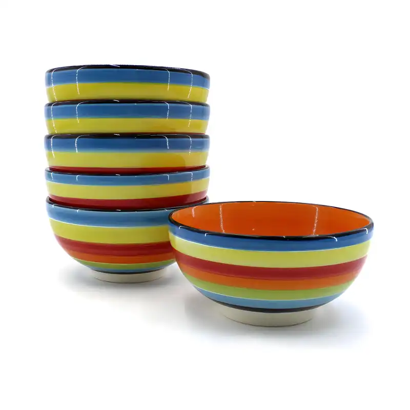 کاسه سرامیکی مدل آبگوشت خوری بسته 6 عددی