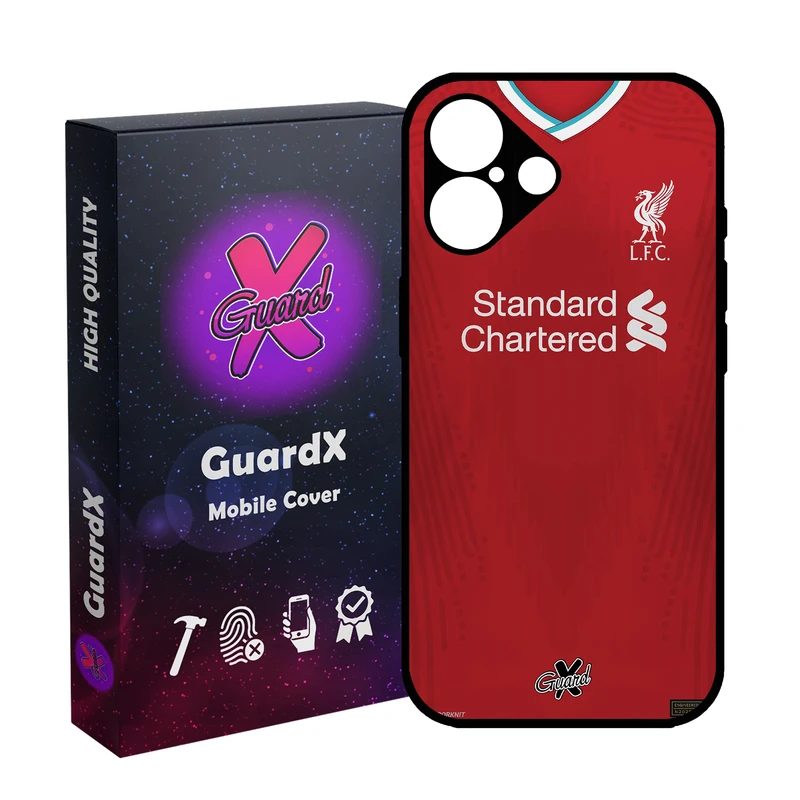کاور گارد ایکس طرح Liverpool مدل 10252 مناسب برای گوشی موبایل اپل iPhone 16