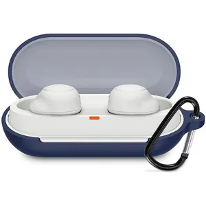 کاور مسیر مدل Silicone مناسب برای کیس هدفون بی سیم سونی WF-C500 به همراه گیره