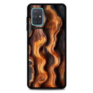 AKAM AMC-WSGA71-WOOD-16 Cover For Samsung Galaxy A71