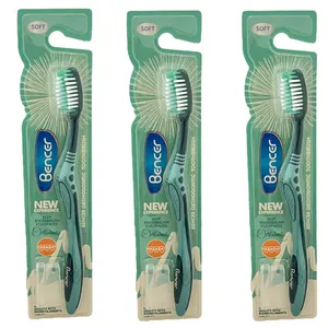 مسواک بنسر مدل Premier Clean با برس نرم مجموعه 3 عددی