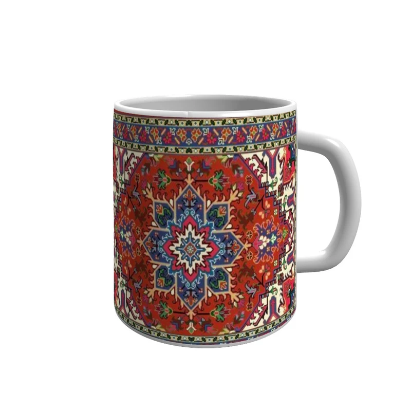 ماگ پاد آفرین مدل فرش ایرانی دوچاپ کد z124