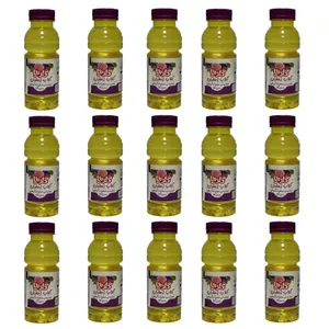 نوشیدنی عرقیات گیاهی با طعم گلاب زعفران گلدیلا - 300 میلی‌لیتر بسته 15 عددی