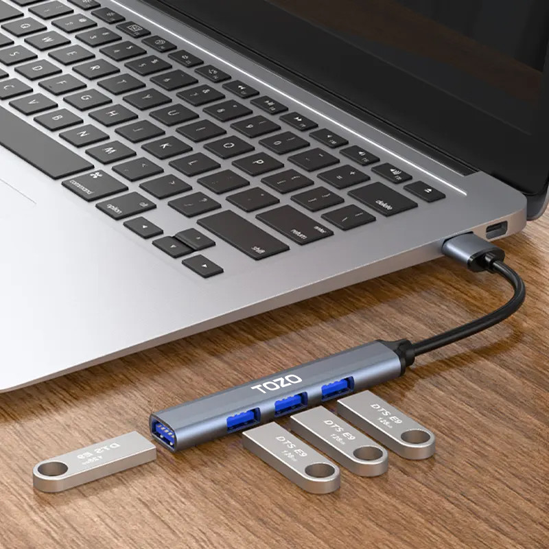 هاب USB چهار پورت USB توزو مدل Flow USB