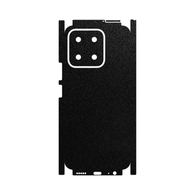 برچسب پوششی ماهوت مدل Black-Suede-FullSkin مناسب برای گوشی موبایل آنر X5b