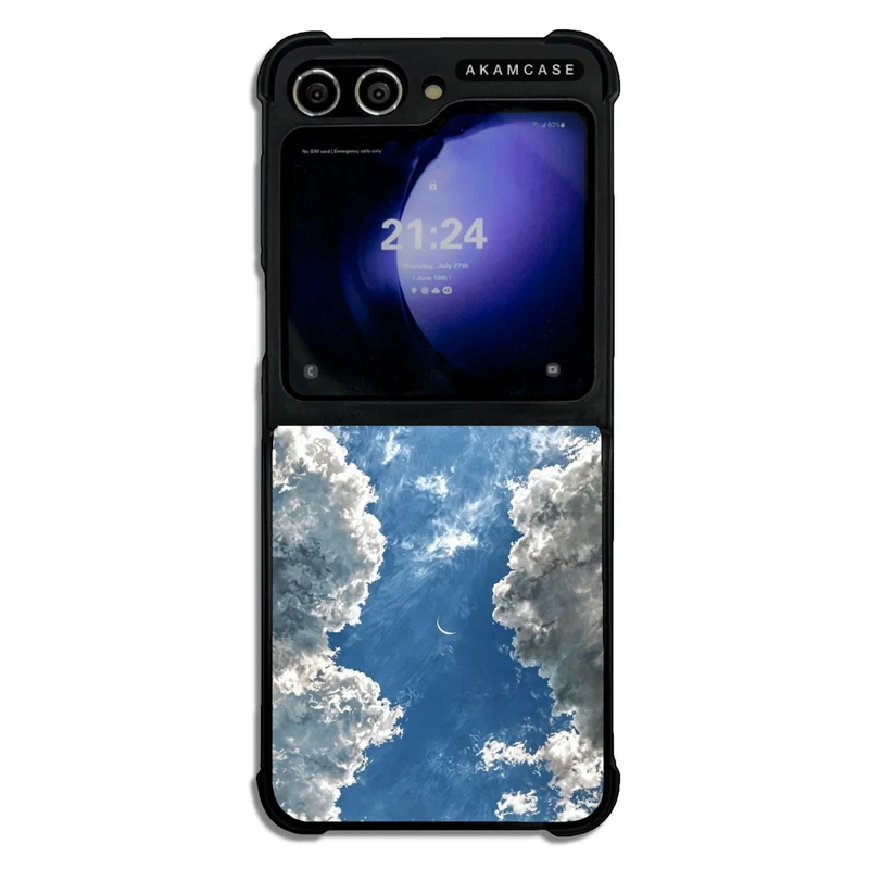 کاور آکام مدل AMC-WSGZFLIP5-NATURE-14 مناسب برای گوشی موبایل سامسونگ Galaxy Z Flip 5
