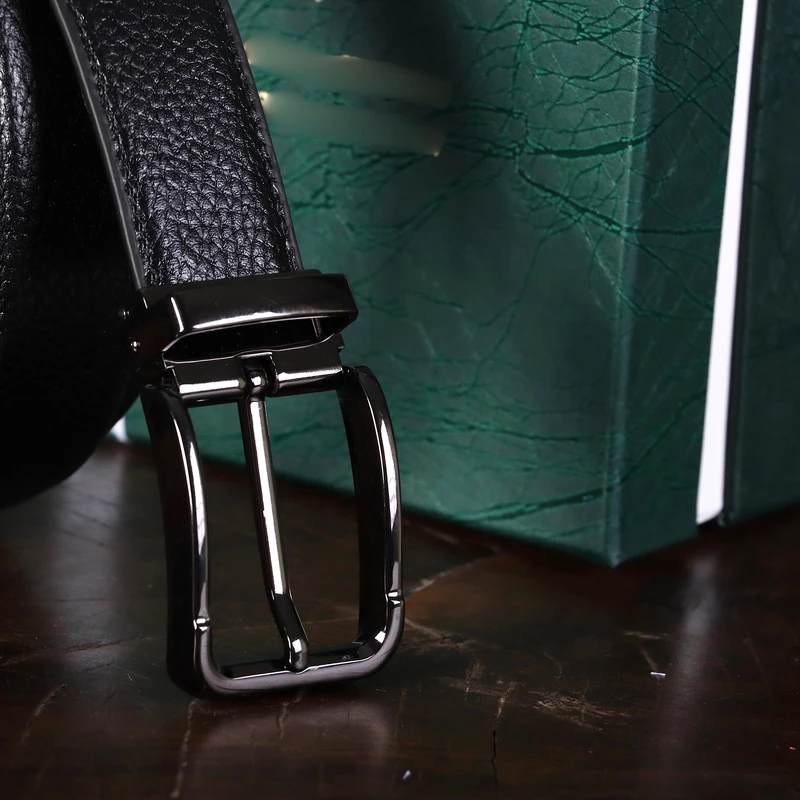 عکس شماره 3 : کمربند مردانه چرم طبیعی نسن مدل k3