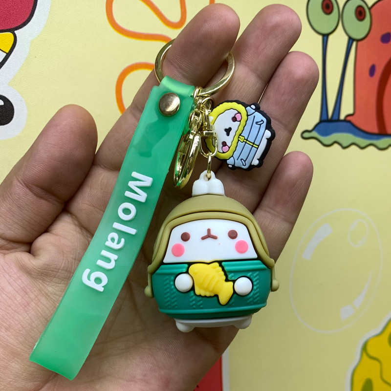 جاکلیدی مدل سیلیکونی طرح آدم برفی ماهیگیر