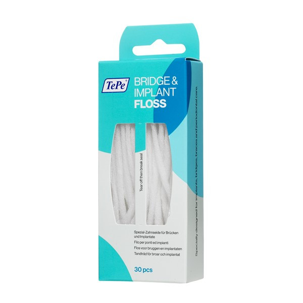 نخ دندان ته‏ په مدل Bridge and Implant Floss بسته 30 عددی