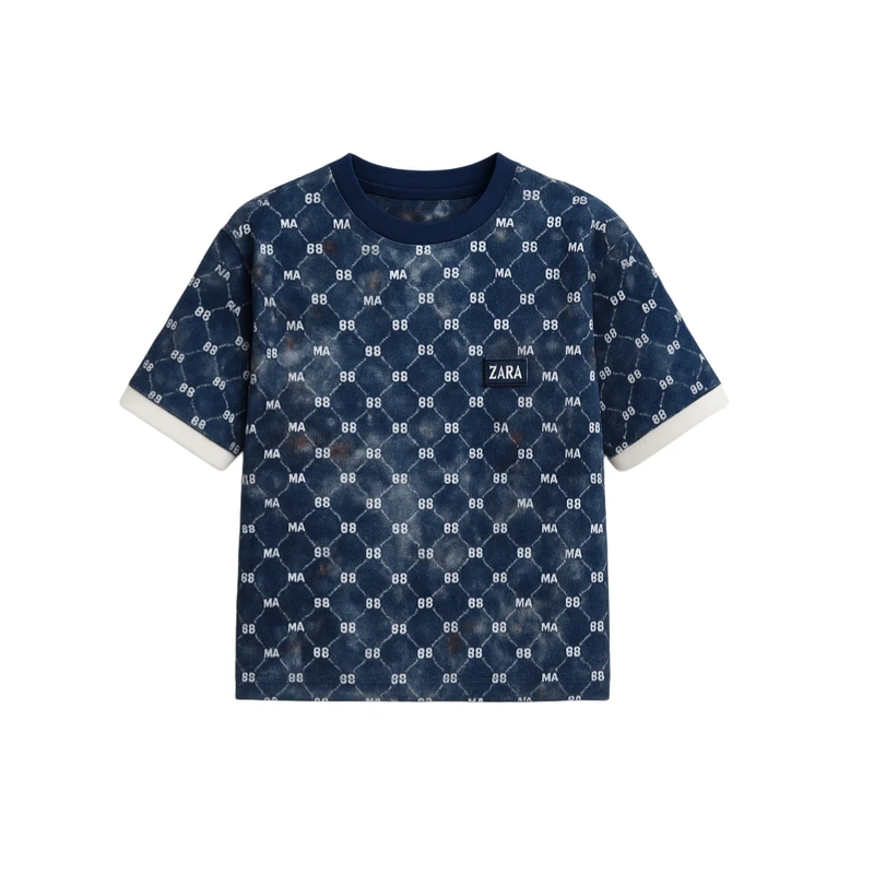 تی‌شرت آستین کوتاه پسرانه مدل 501071A