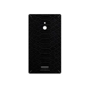 MAHOOT Black-Snake-Leather Cover Sticker for Nokia XL