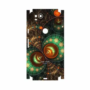 MAHOOT Mathematical Geometric Shape 3-FullSkin Cover Sticker for Google Pixel 2
