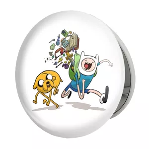آینه جیبی خندالو طرح جیک و فین وقت ماجراجویی Adventure Time مدل تاشو کد 20816 