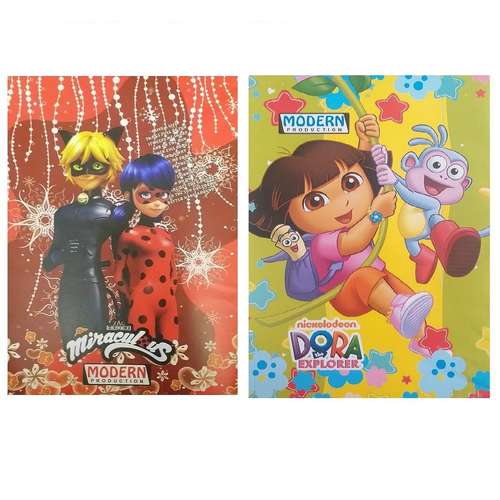 دفتر شطرنجی مدرن مدل دخترانه بسته 2 عددی