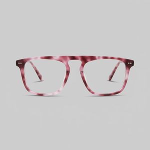 فریم عینک طبی زنانه مدل CB5219 Acetate Deep Mauve Pattern