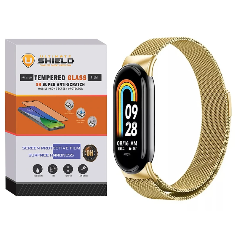 بند آلتیمیت شیلد مدل Milanese UL مناسب برای ساعت هوشمند شیائومی Mi Band 8