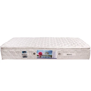 تشک رویال مدل سوپر طبی فنری کلاسیک پددار دونفره سایز 140x200 سانتیمتر