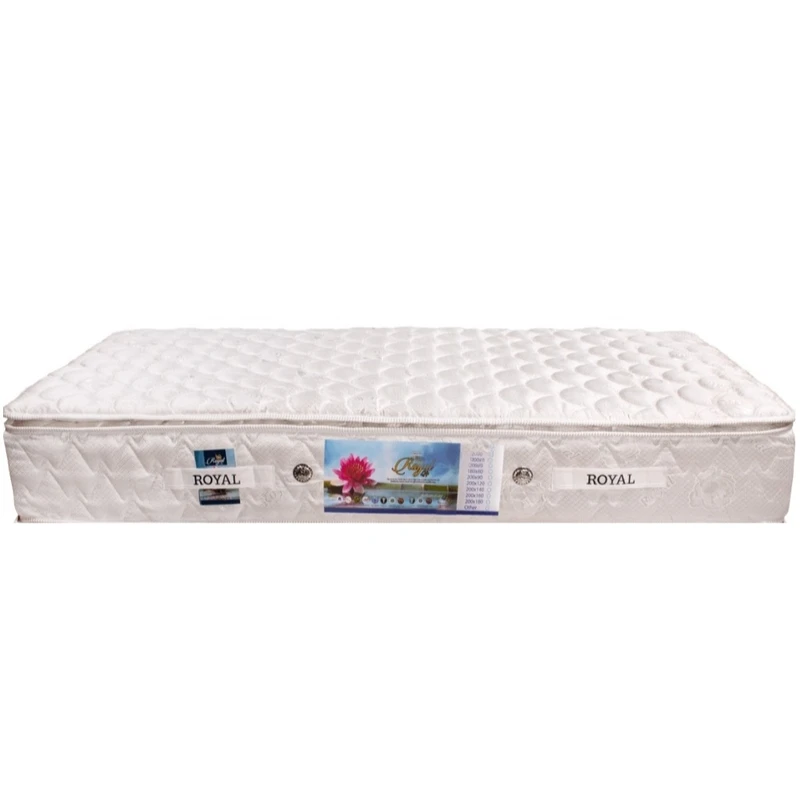 تشک رویال مدل سوپر طبی فنری کلاسیک پددار دونفره سایز 140x200 سانتیمتر