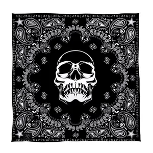  دستمال سر و گردن 27 طرح skull کد B06