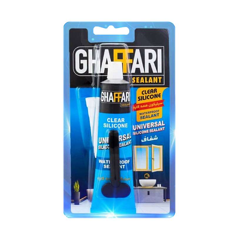 چسب سیلیکون همه کاره غفاری مدل UNIVERSAL وزن 85 گرم چسب سیلیکون همه کاره غفاری مدل UNIVERSAL وزن 85 گرم