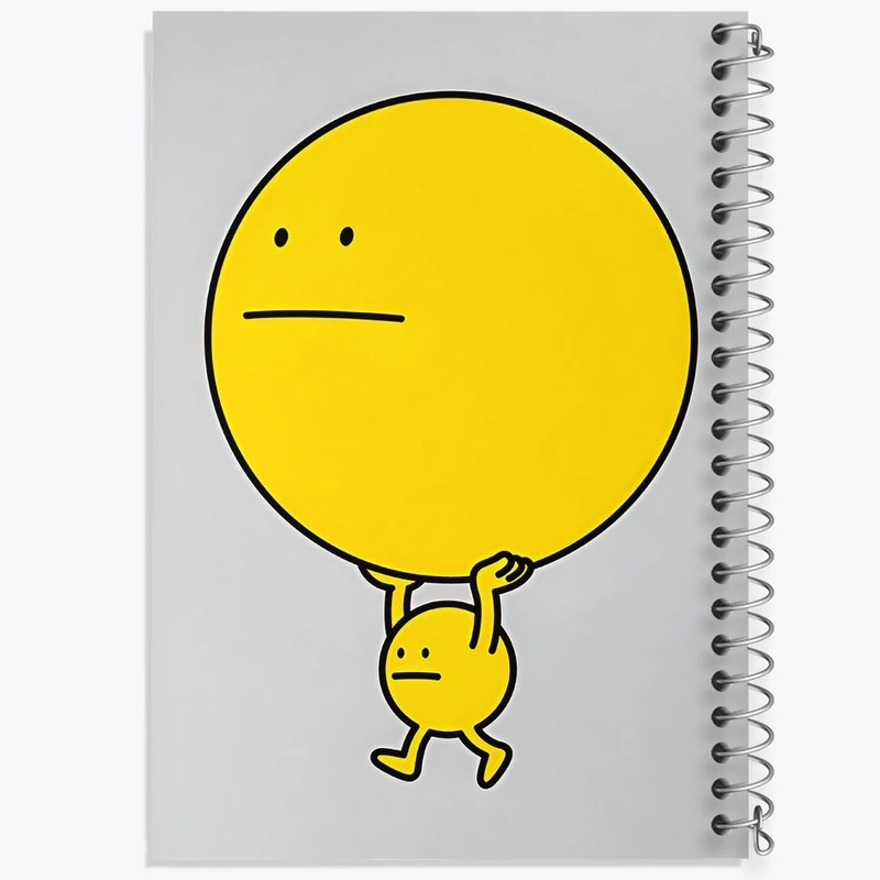 دفتر لیست خرید 50 برگ خندالو طرح شکلک بامزه کد N2936