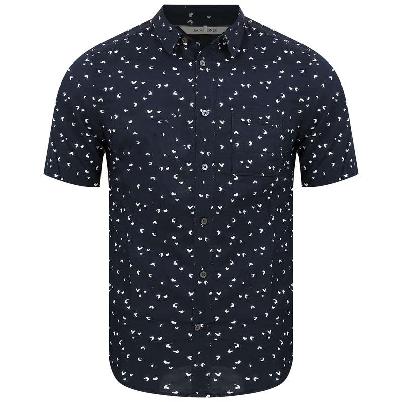 پیراهن آستین کوتاه مردانه جک اند جونز مدل Zxcq12