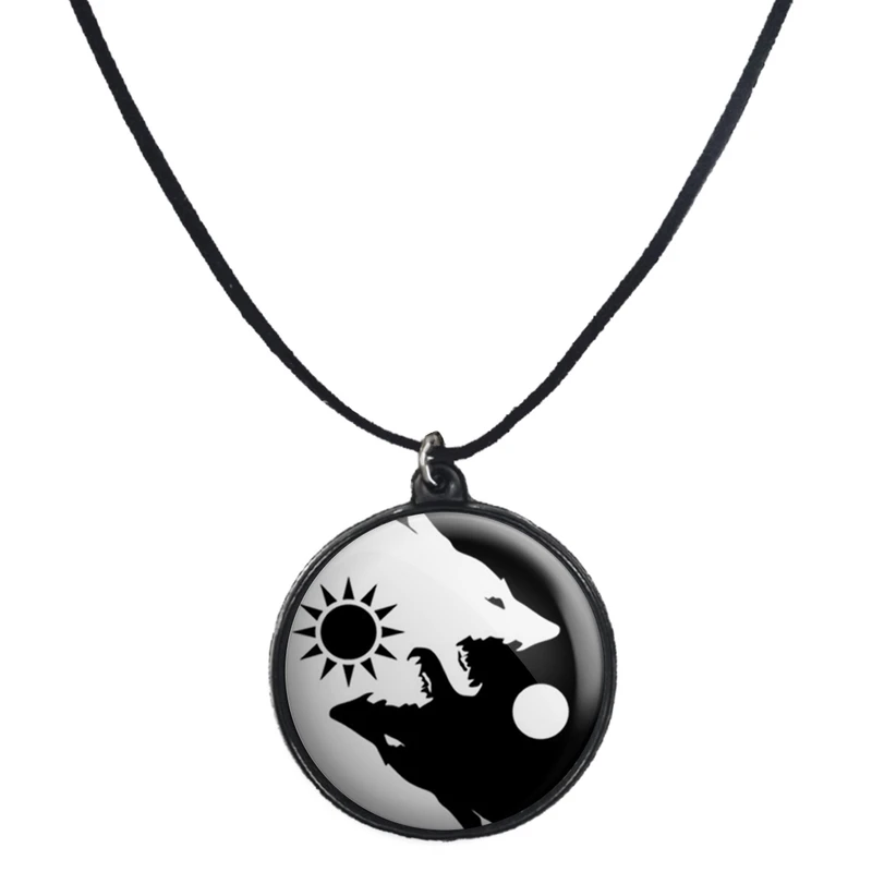 گردنبند پرمانه طرح یین یانگ کد pmb.93 