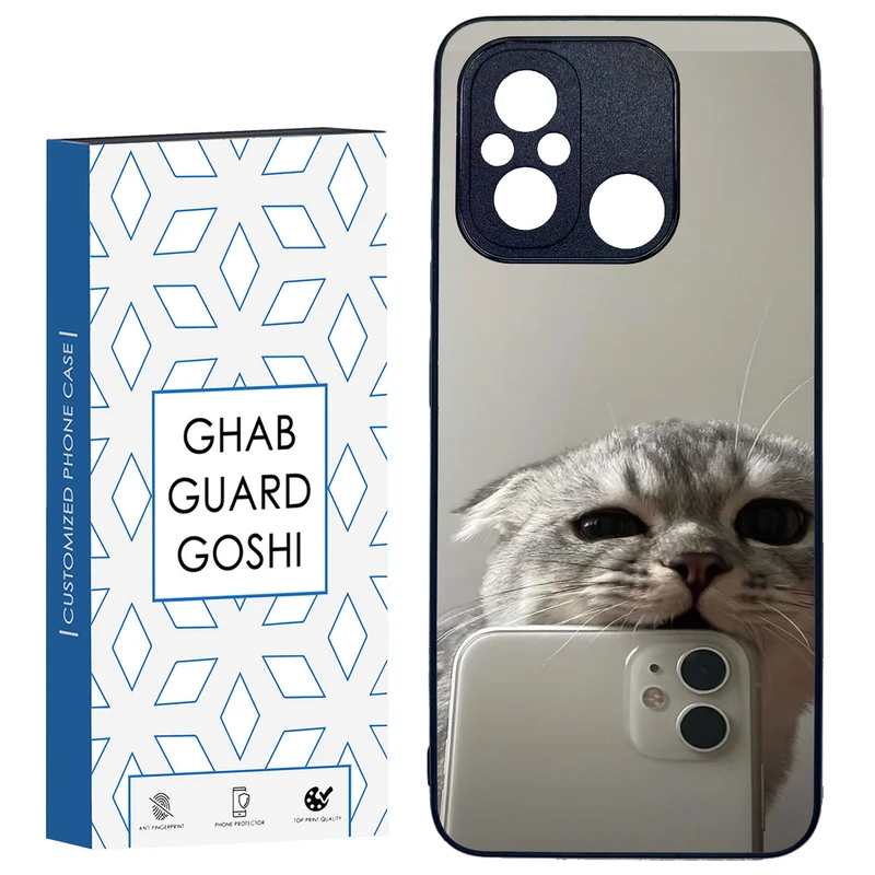 کاور قاب گارد گوشی طرح گربه سلفی کد TPU-206 مناسب برای گوشی موبایل شیائومی REDMI 12C / POCO C55