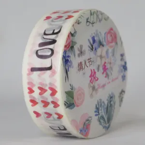 چسب نواری مدل فانتزی قلب عشق کد 14 love عرض 1.5 سانتی متر