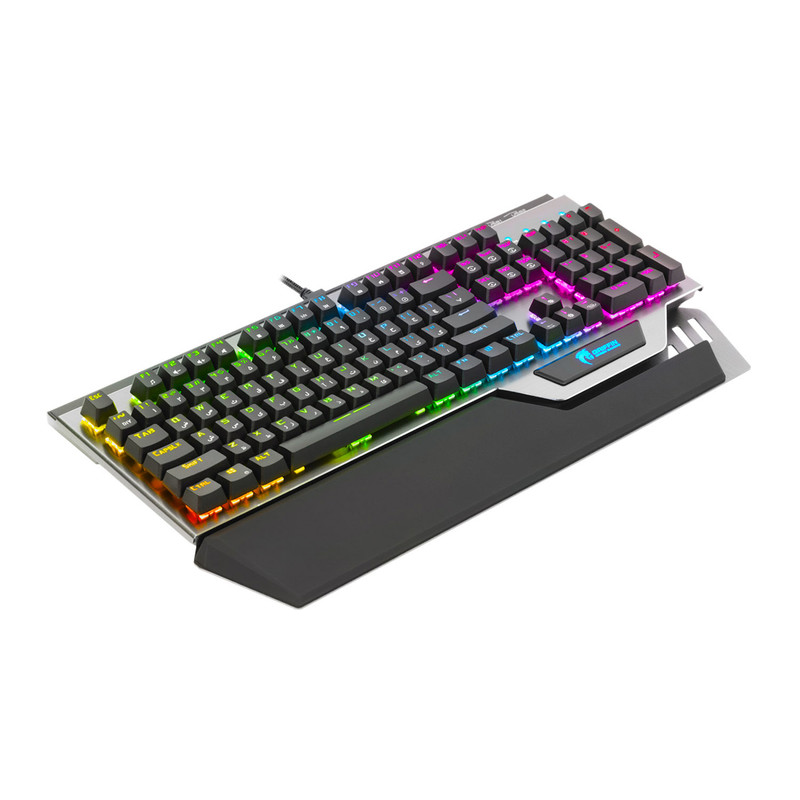 کیبورد گیمینگ گرین مدل GK803-RGB، مکانیکال سوییچ آبی، Full-Size، نورپردازی RGB