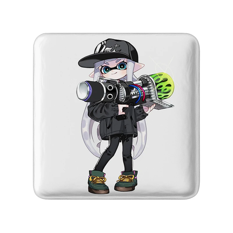 مگنت خندالو طرح بازی اسپلاتون (Splatoon) مدل مربعی کد 33296